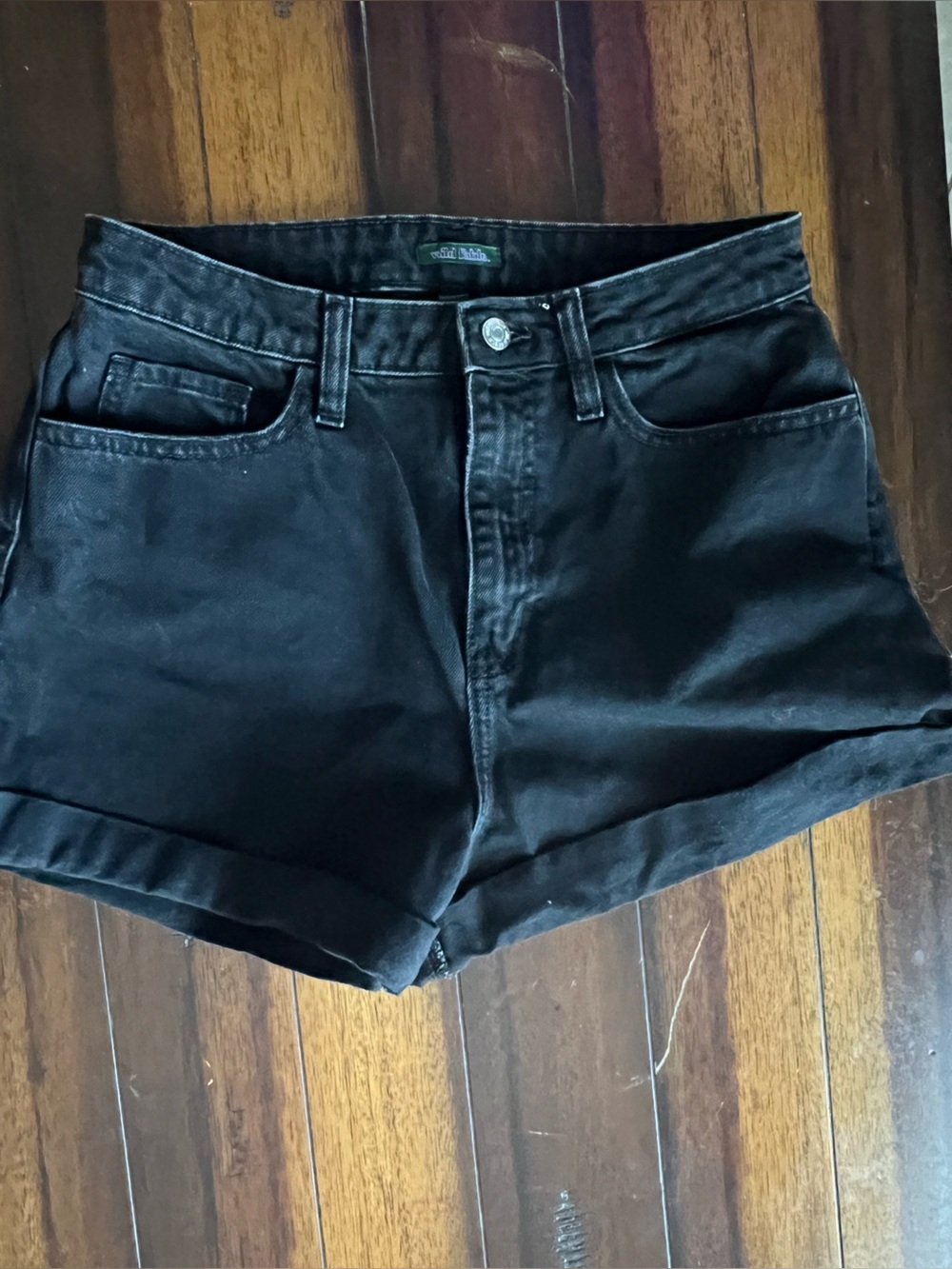 wild fable Black Denim Shorts